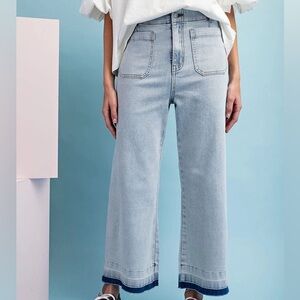 Groovy 2 Tone Wide Leg Denim